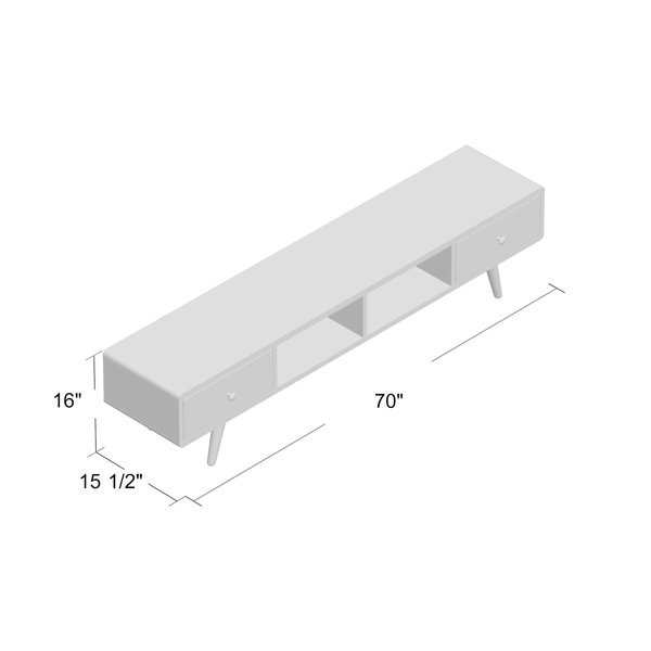 Oliver Wightman TV Stand for TVs up to 78" & Reviews Wayfair